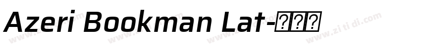 Azeri Bookman Lat字体转换